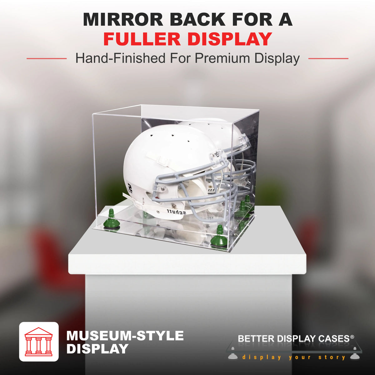 Football Helmet Display Case