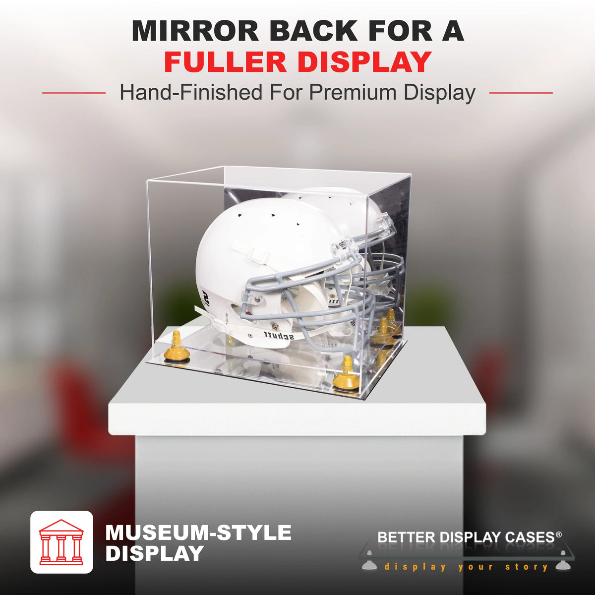 Football Helmet Display Case