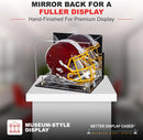 full size football helmet display case for sale at better display cases
