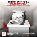 uv protected football helmet display case for sale at better display cases