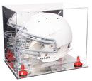 full size football helmet display case for sale at better display cases