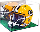 full size football helmet display case for sale at better display cases