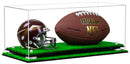 full size football and helmet display case for sale on Better Display Cases