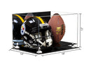 full size football and helmet display case for sale on Better Display Cases