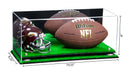 full size football and helmet display case for sale on Better Display Cases