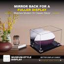 Full-Size Football Display Case Horizontal - Mirror No Wall Mounts (A004/B41)