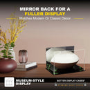 Full-Size Football Display Case Horizontal - Mirror No Wall Mounts (A004/B41)
