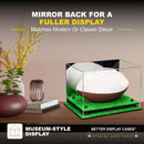 Full-Size Football Display Case Horizontal - Mirror No Wall Mounts (A004/B41)