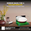 Full-Size Football Display Case Horizontal - Mirror No Wall Mounts (A004/B41)