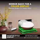 Full-Size Football Display Case Horizontal - Mirror No Wall Mounts (A004/B41)