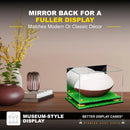 Full-Size Football Display Case Horizontal - Mirror No Wall Mounts (A004/B41)