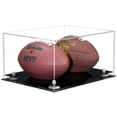 full size two football display case for sale on better display cases