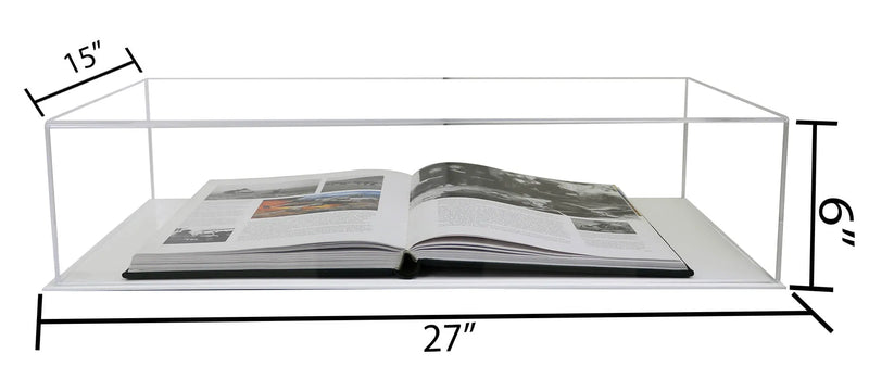 Acrylic Large Book Display Case - (A105A, A014A, A071, A128, A135)