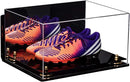 large display case for basketball shoes, socces, football for sale at better display cases