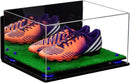 large display case for basketball shoes, socces, football for sale at better display cases