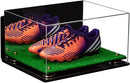 large display case for basketball shoes, socces, football for sale at better display cases
