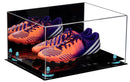 large display case for basketball shoes, socces, football for sale on Better Display Cases
