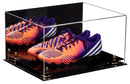 large display case for basketball shoes, socces, football for sale on Better Display Cases