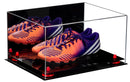 large display case for basketball shoes, socces, football for sale on Better Display Cases