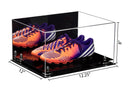 large display case for basketball shoes, socces, football for sale on Better Display Cases