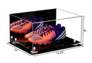 large display case for basketball shoes, socces, football for sale on Better Display Cases