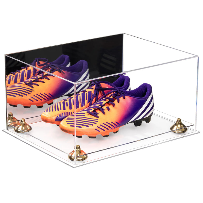 large display case for basketball shoes, socces, football for sale on Better Display Cases