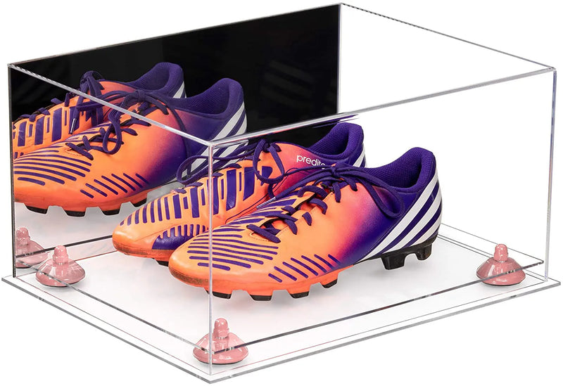 large display case for basketball shoes, socces, football for sale on Better Display Cases