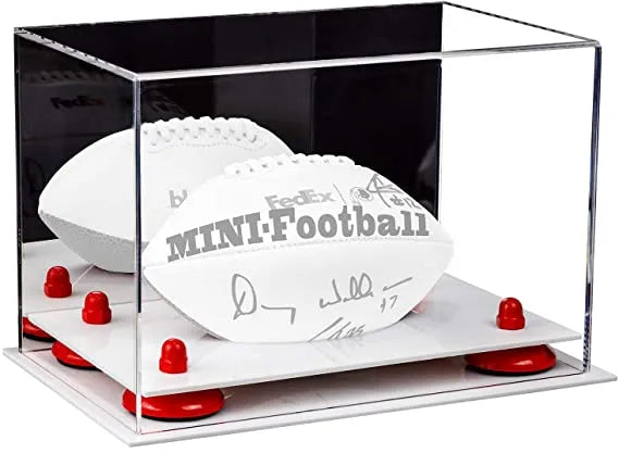 Case for mini football for sale on Better Display Cases