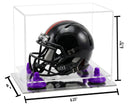 mini football helmet display case for sale at better display cases