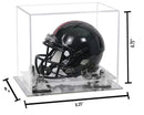 mini football helmet display case for sale at better display cases