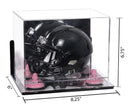 mini football helmet display case for sale at better display cases