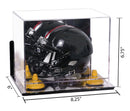 mini football helmet display case for sale at better display cases