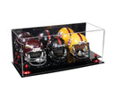 mini helmet and football display case for sale on Better Display Cases