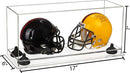 mini helmet and football display case for sale at better display cases