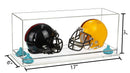 mini helmet and football display case for sale at better display cases