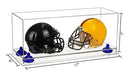 mini helmet and football display case for sale at better display cases
