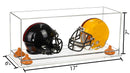 mini helmet and football display case for sale at better display cases