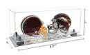 mini helmet and football display case for sale at better display cases