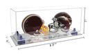 mini helmet and football display case for sale at better display cases