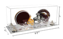 mini helmet and football display case for sale at better display cases