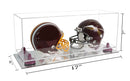 mini helmet and football display case for sale at better display cases
