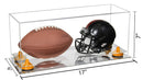 mini helmet and football display case for sale at better display cases
