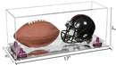 mini helmet and football display case for sale at better display cases