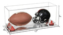 mini helmet and football display case for sale at better display cases