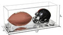 mini helmet and football display case for sale at better display cases