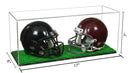 mini helmet and football display case for sale at better display cases