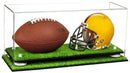 mini helmet and football display case for sale at better display cases