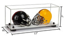mini helmet and football display case for sale at better display cases
