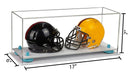 mini helmet and football display case for sale at better display cases
