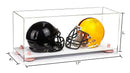 mini helmet and football display case for sale at better display cases